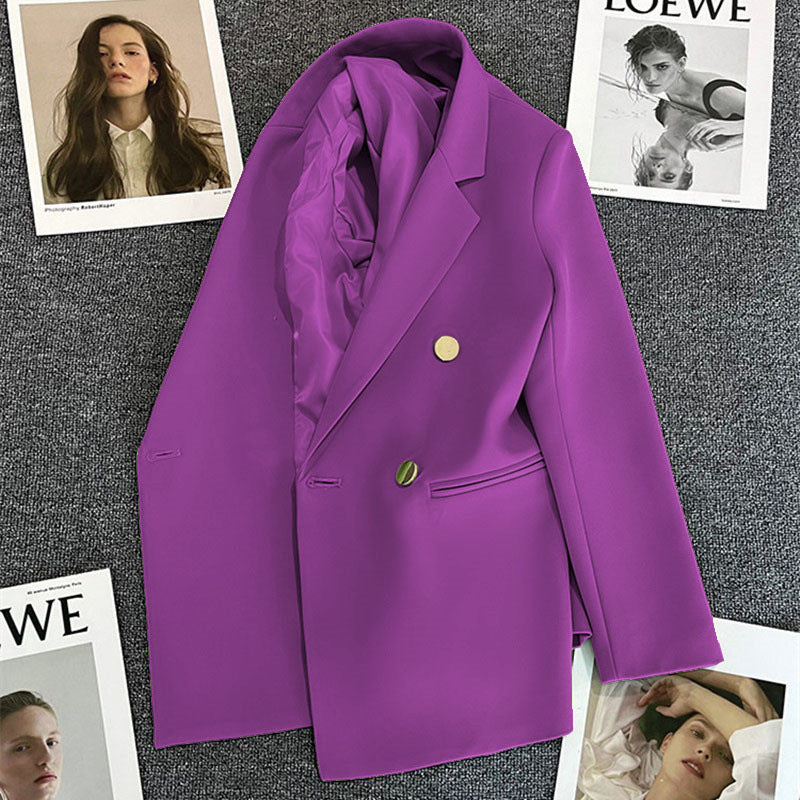 Marais Paris Blazer Chic et Élégant pour Femmes-Marais Paris-Violet-S-Marais Paris