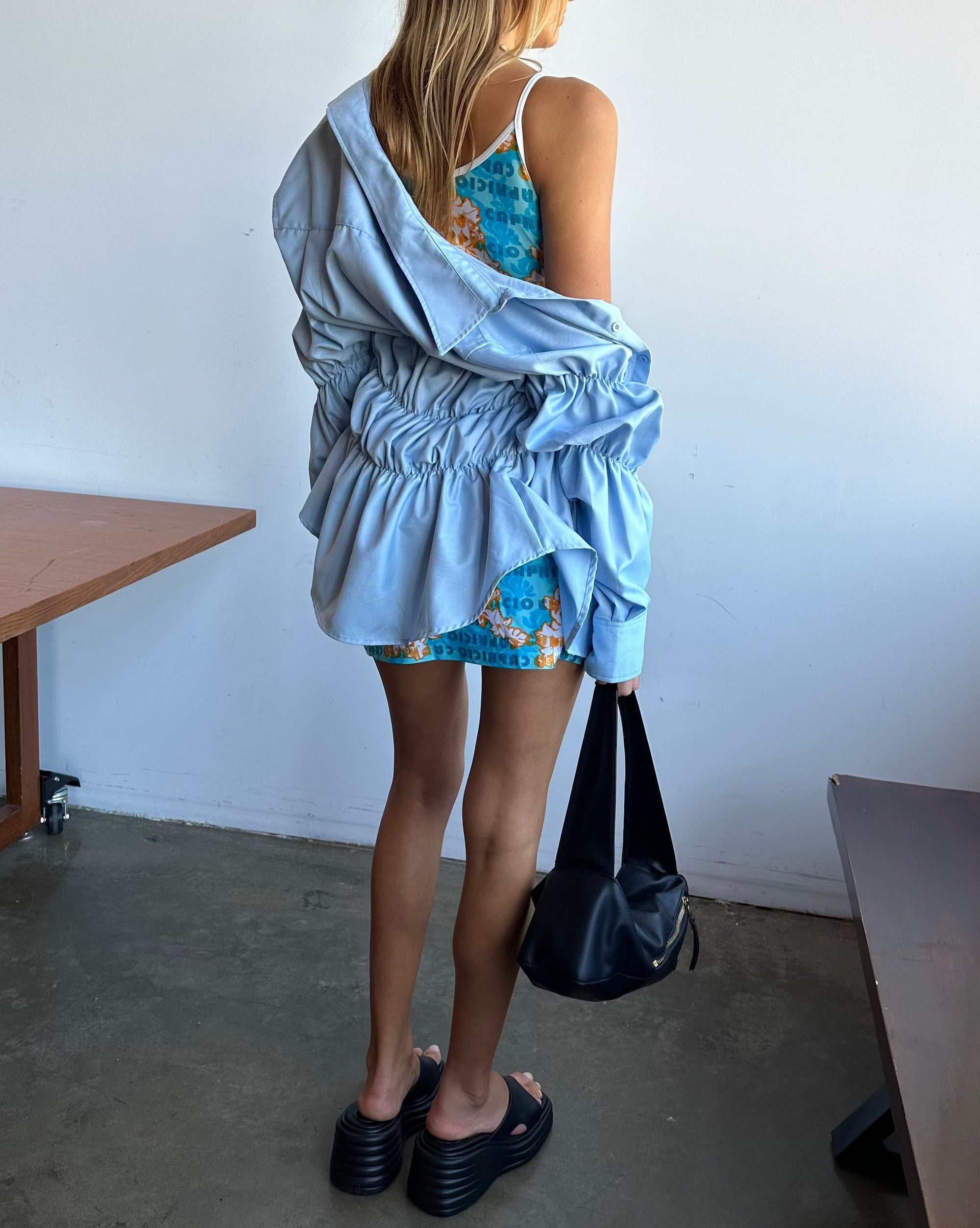 Chemise Boutonnée Femme – Taille Froncée, Manches Bouffantes, Élégante-83304-007aa59f-b7ce-4b8a-91cd-f179a22b4f49