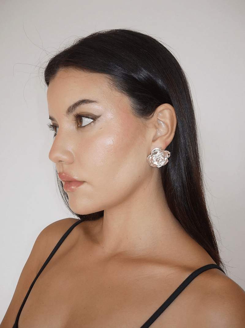 Boucles d'oreilles roses - Design floral délicat, bijoux élégants-accessories-Marais Paris-Marais Paris