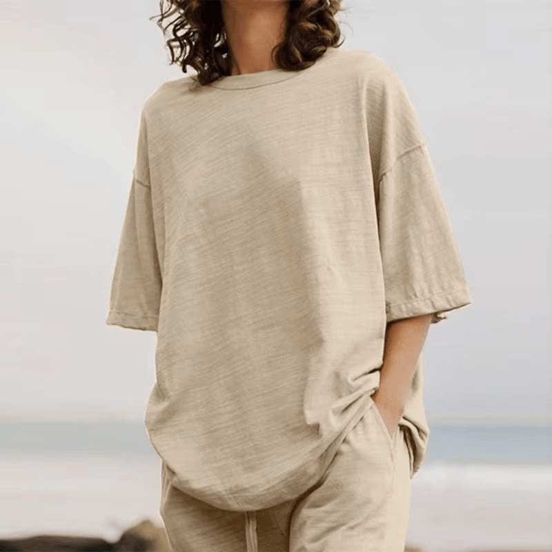 Ensemble Actif Détente - Haut Ample et Pantalons Larges-Women Set-Marais Paris-Marais Paris