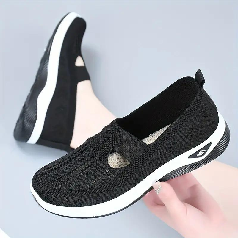 Slip-On Sneakers - Breathable Knit, Lightweight, Comfortable-Shoes-Marais Paris-Marais Paris