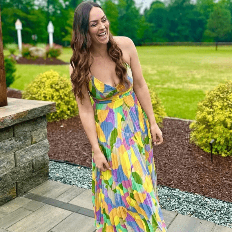 Robe Midi à Encolure Coeur - Élégance Estivale-Women Dress-Marais Paris-Marais Paris