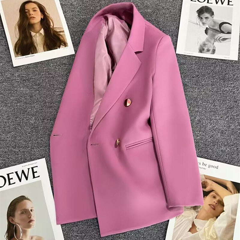 Marais Paris Blazer Chic et Élégant pour Femmes-Marais Paris-Rose Violet-S-Marais Paris