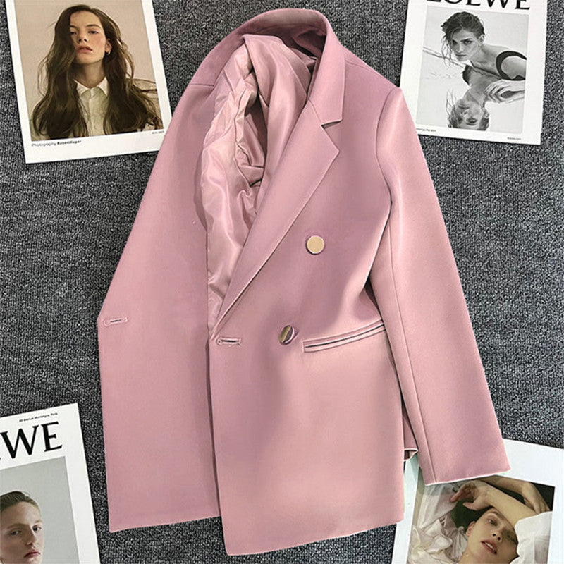 Marais Paris Blazer Chic et Élégant pour Femmes-Marais Paris-Rose-S-Marais Paris