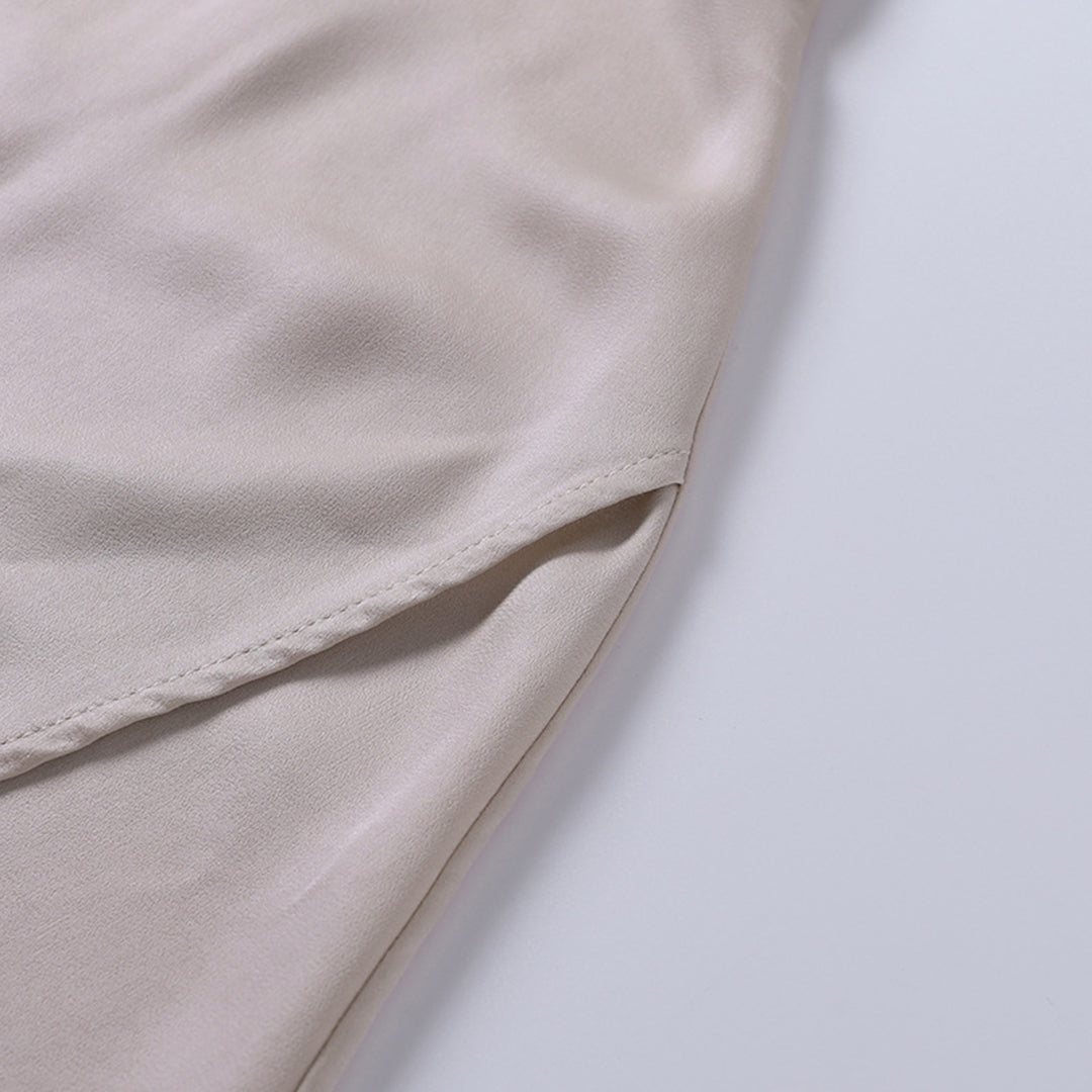 Robe Longue Fluide - Bretelles Spaghetti, Fente Haute, Soirée-Dresses-Marais Paris-Marais Paris