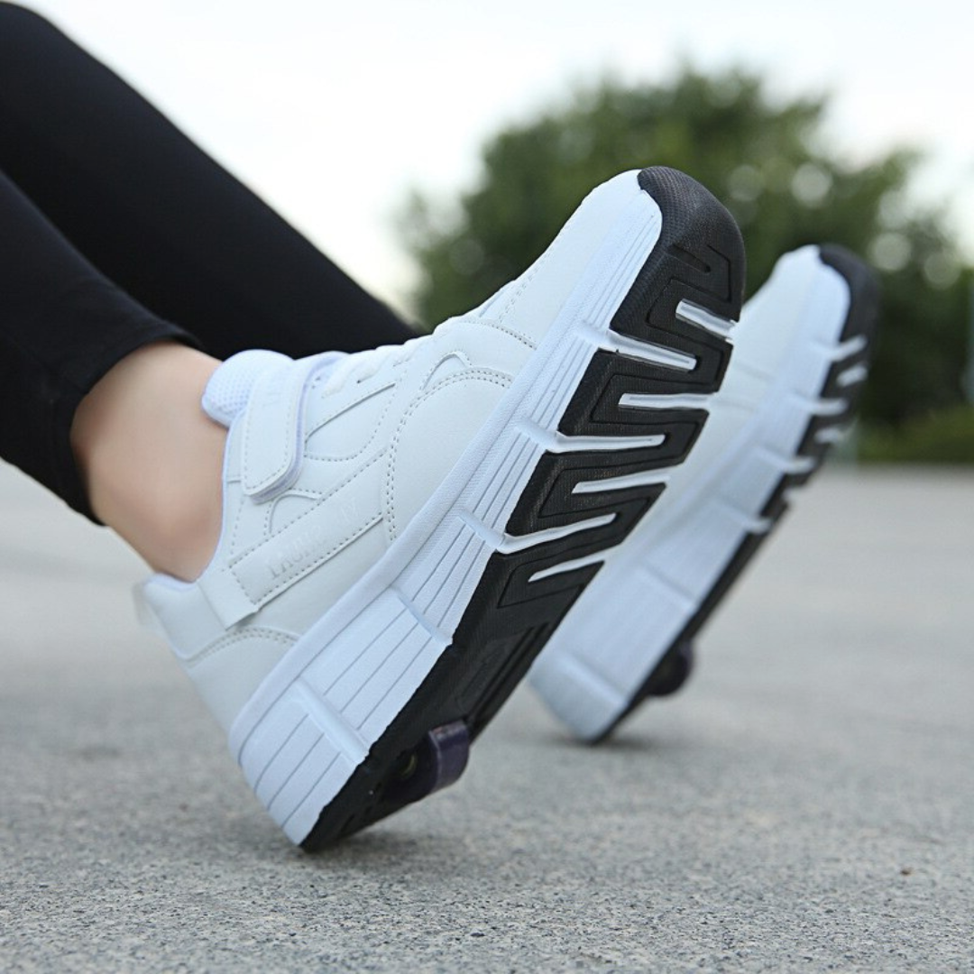 Chaussures Patins à Roulettes - Design Moderne, Semelle Épaisse-Shoes-Marais Paris-Blanc-36-Marais Paris