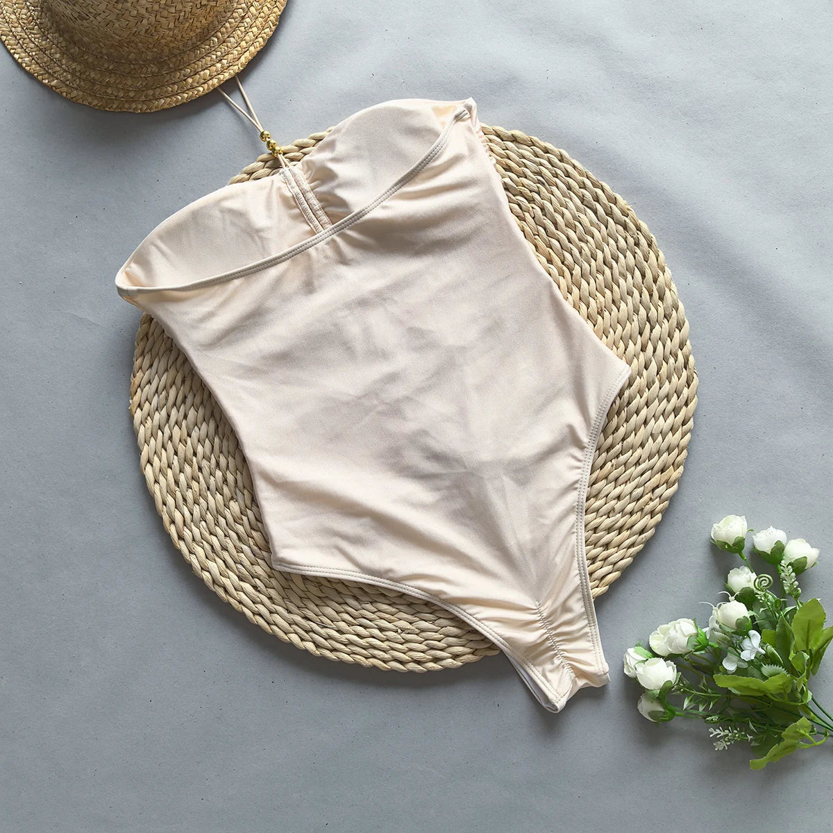 Femme Maillot de Bain Une Pièce Bandeau Découpe Taille Haute-83762-567d3ab6-706a-4363-b198-d6f5baa73395