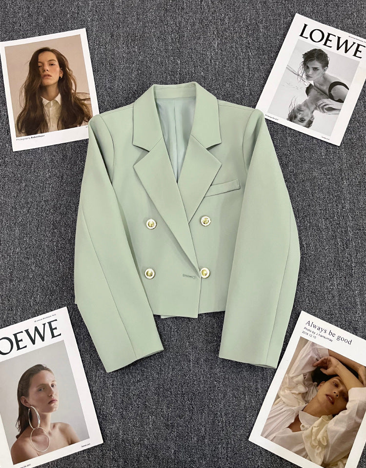 Marais Paris Blazer Cropped Chic et Sophistiqué pour Femmes-Marais Paris-Marais Paris