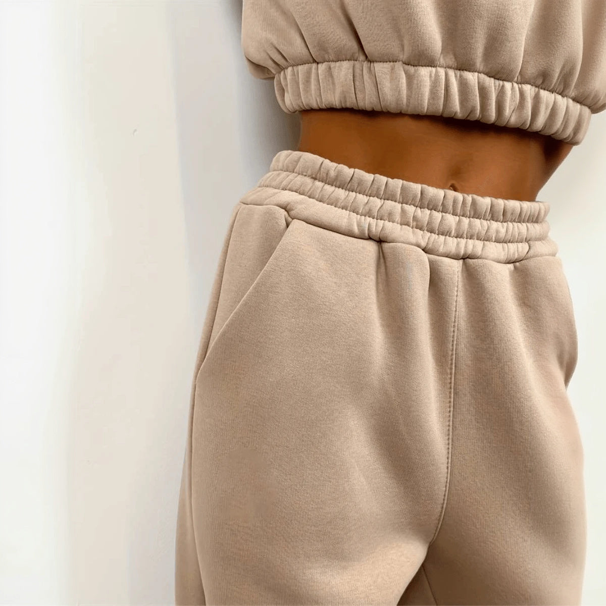 Ensemble Actif Élégant - Sweat Zippé et Joggers-Long set-Marais Paris-Marais Paris