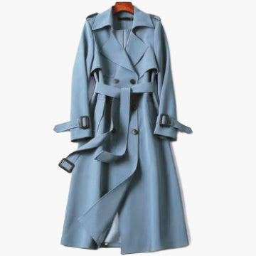 Manteau Trench Élégant et Sophistiqué pour Femmes-Trenchcoat-Marais Paris-Bleu-XS-Marais Paris