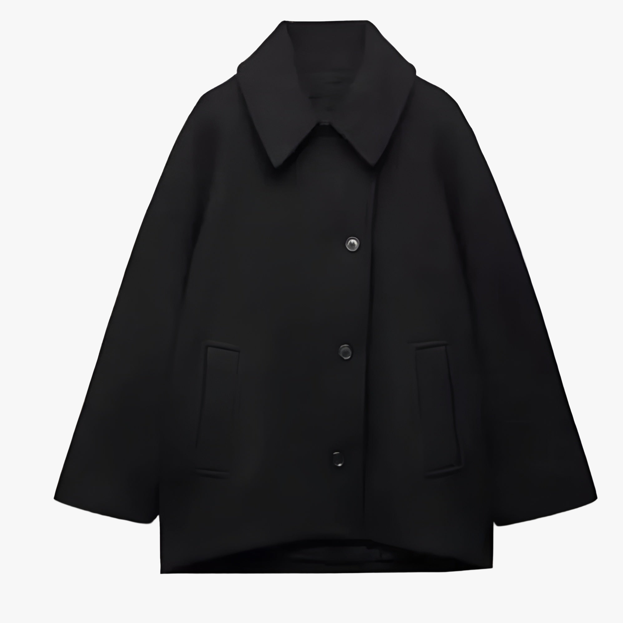 Manteau Élégant et Minimaliste pour Femmes - Style Sophistiqué-Jackets-Marais Paris-Noir-S-Marais Paris
