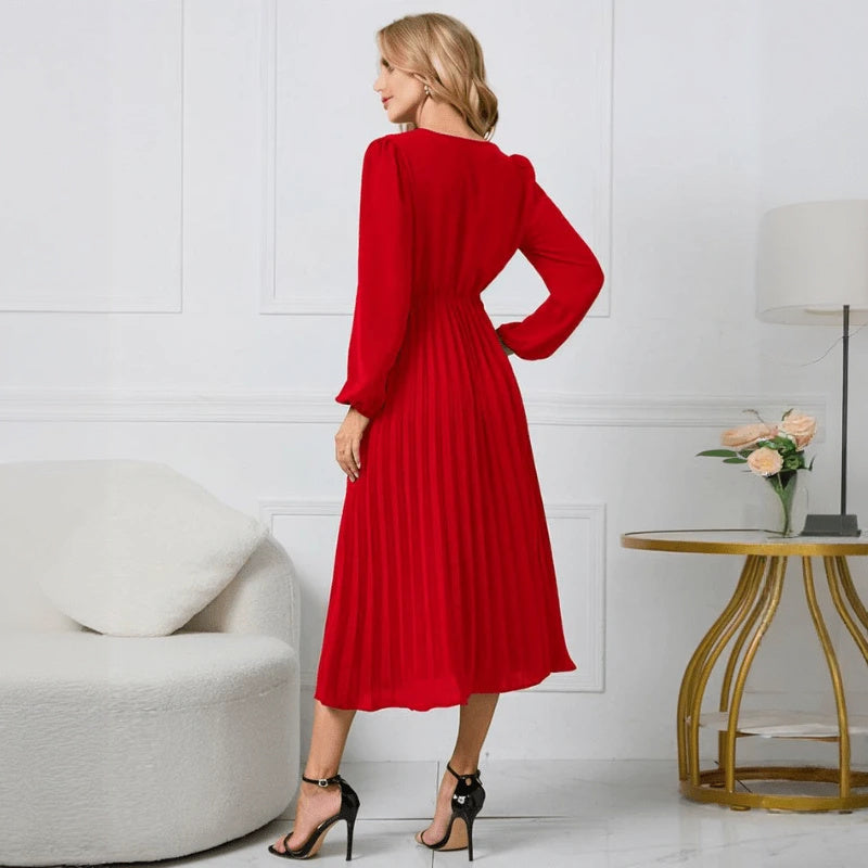 Robe Élégante à Design Enveloppant pour Événements-Women Dress-Marais Paris-Marais Paris