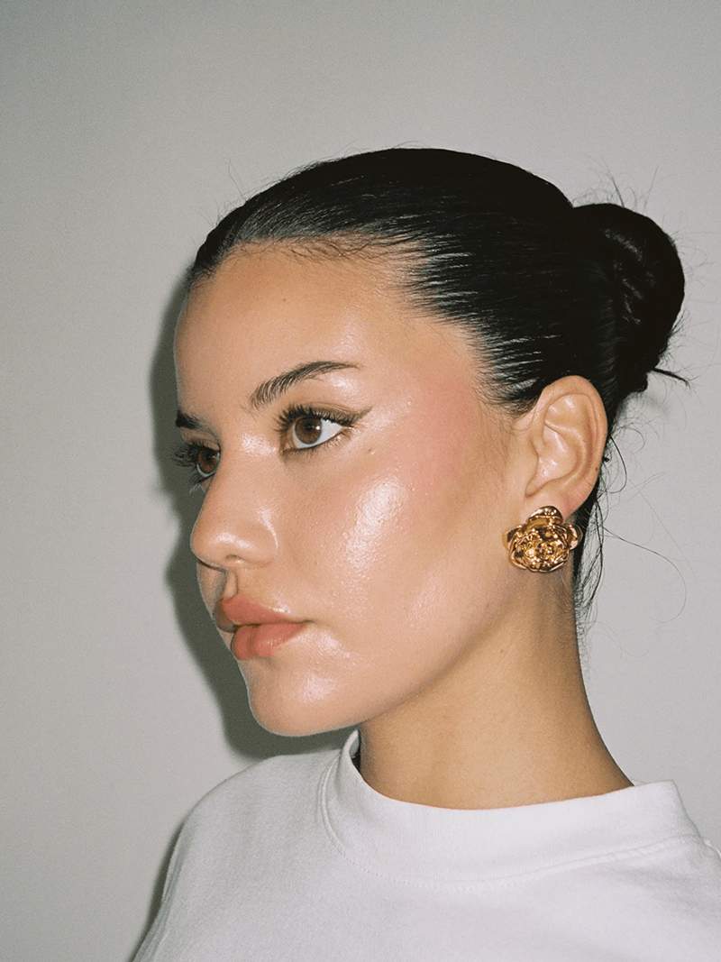 Boucles d'oreilles roses - Design floral délicat, bijoux élégants-accessories-Marais Paris-Marais Paris