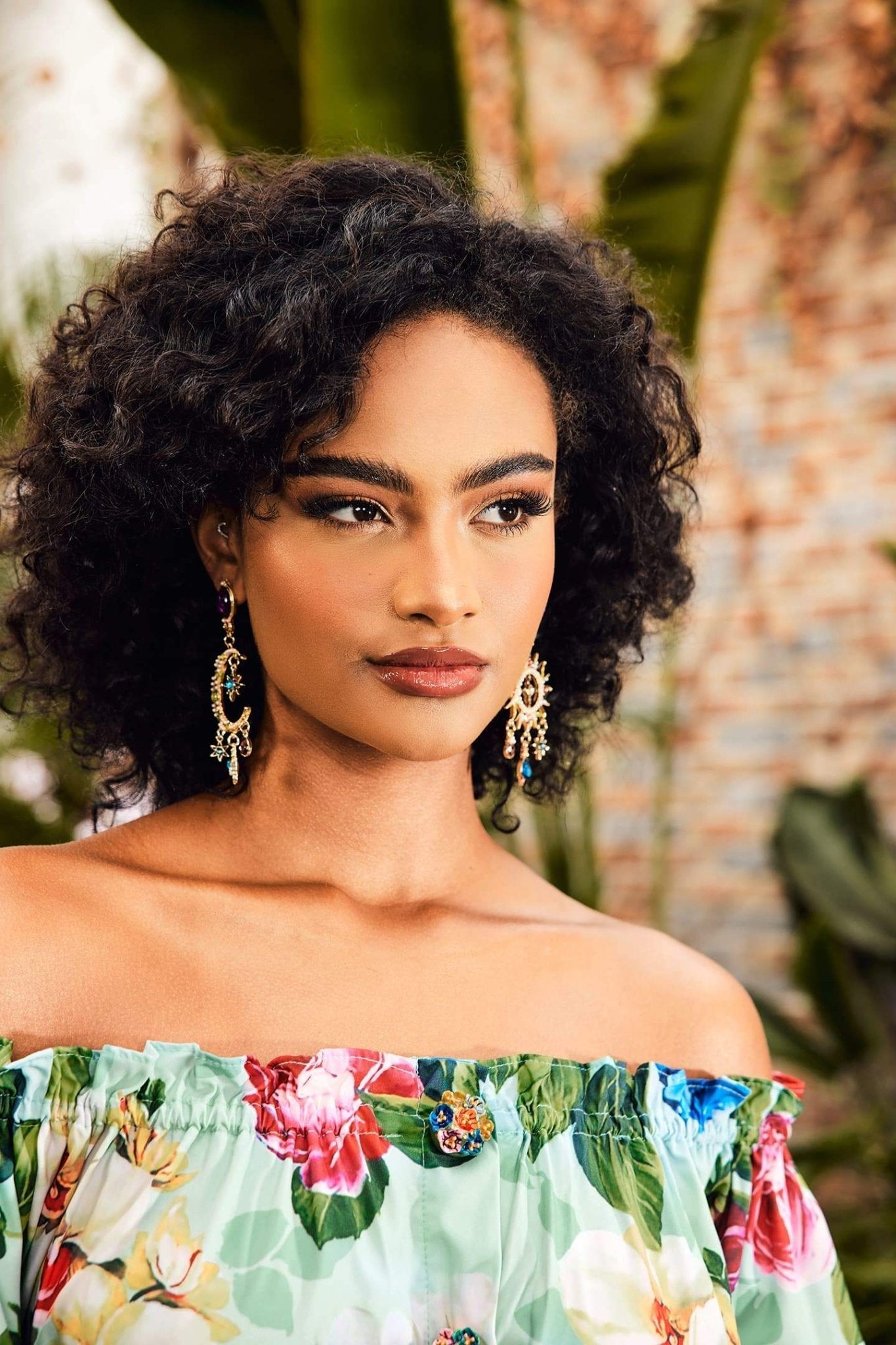 Boucles d'Oreilles Soleil Bohème - Design Gemstones, Style Bohème-Earrings-Marais Paris-Marais Paris