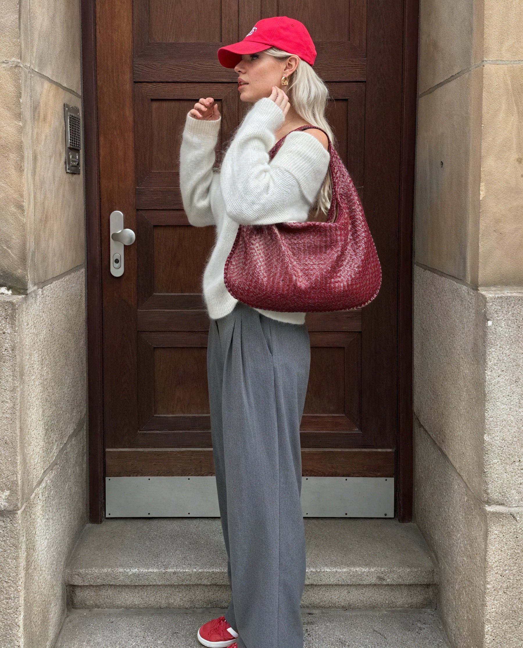 Sac Hobo Tissé Grande Capacité - Style Bohème Chic-Falling for Autumn-Marais Paris-Marais Paris