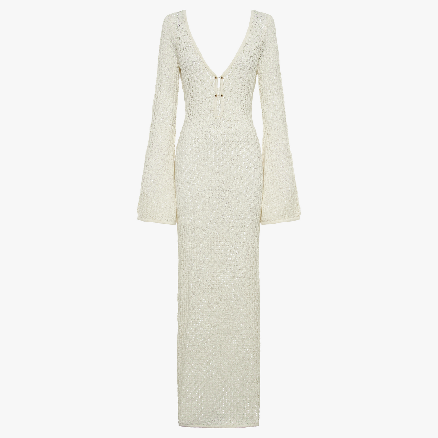 Robe Longue Bohème Fluide Encolure V Manches Longues-marbella vibes-Marais Paris-Marais Paris