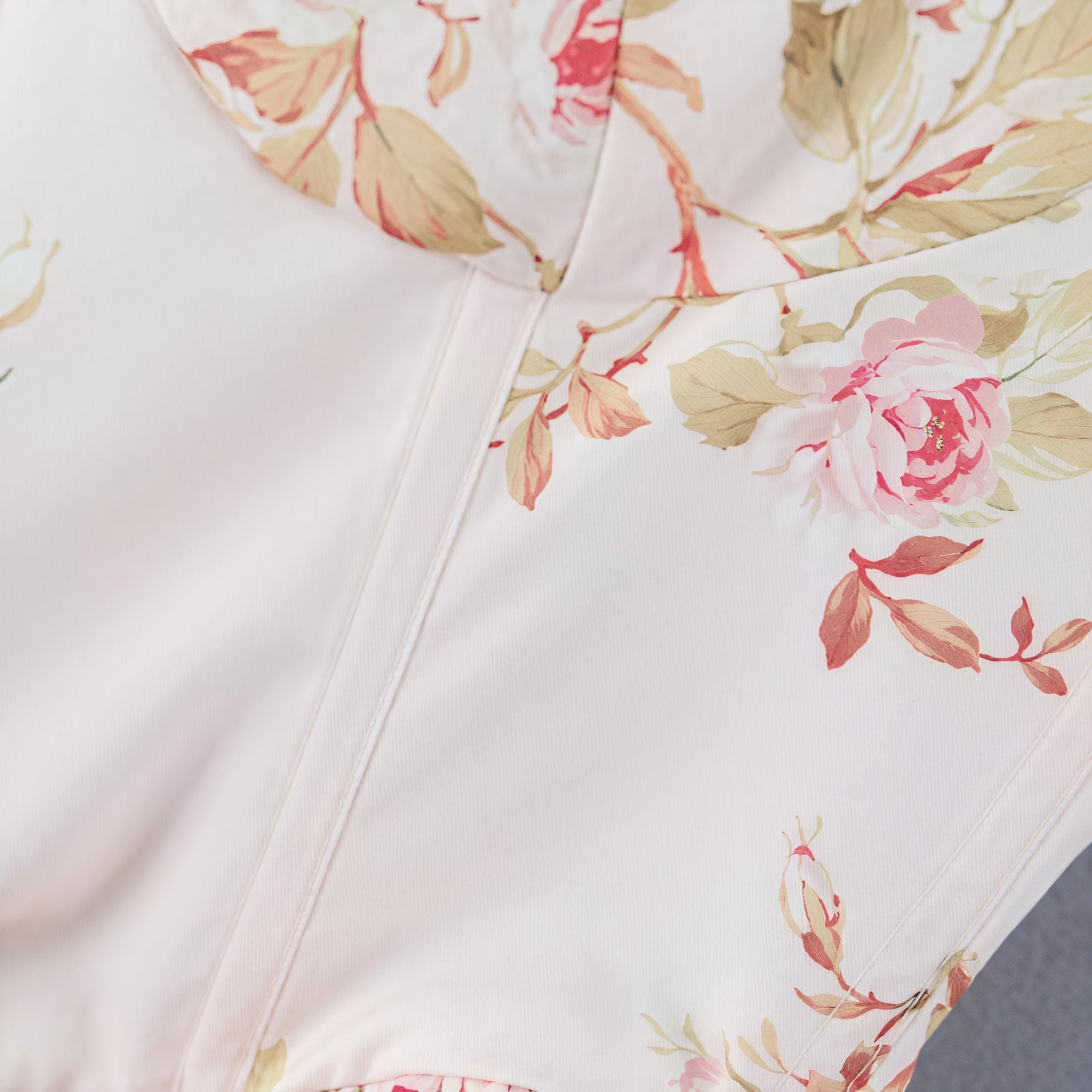 Haut Fleuri Femme - Corsage Péplum Romantique - Marais Paris-Tops-Marais Paris-Marais Paris