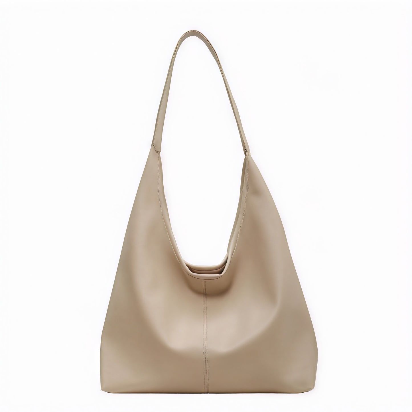 Sac Hobo Femme - Grand, Souple, Design Minimaliste-Tassen-Marais Paris-Blanc-Marais Paris