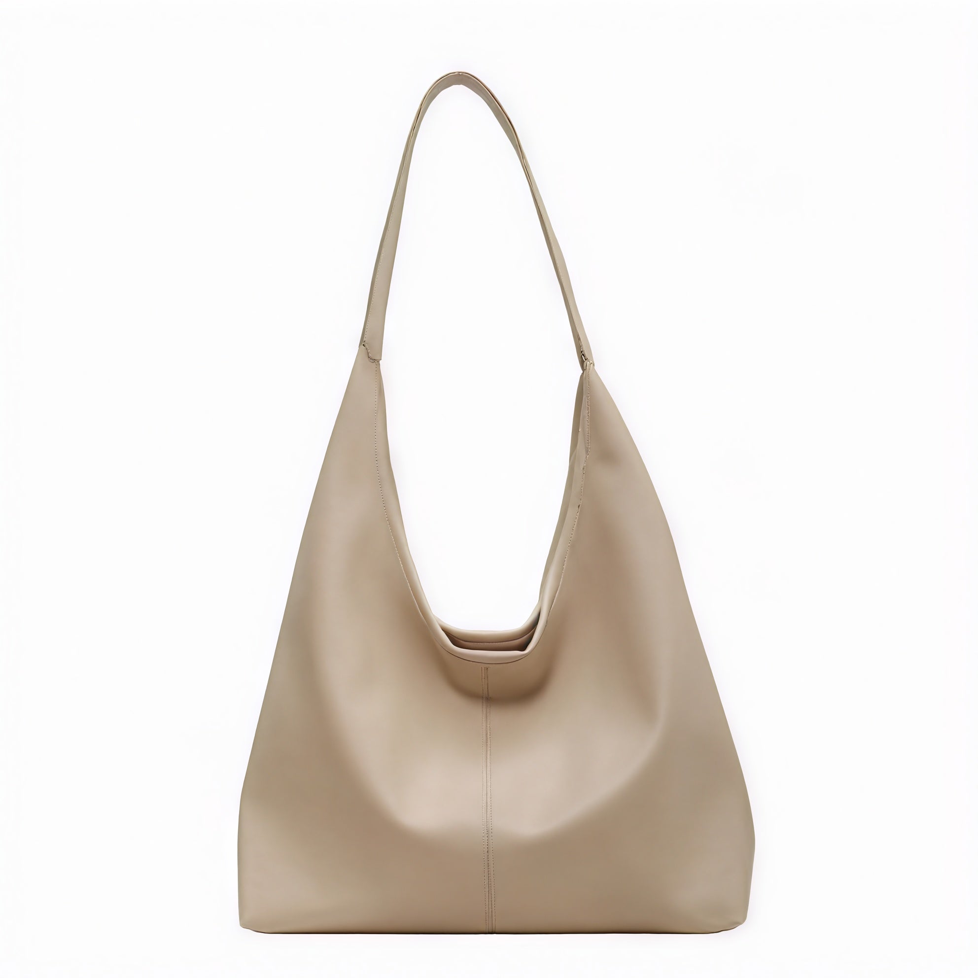 Sac Hobo Femme - Grand, Souple, Design Minimaliste-Tassen-Marais Paris-Blanc-Marais Paris