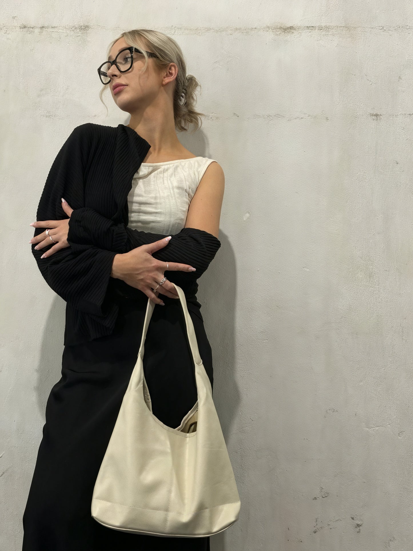 Sac Hobo Femme - Grand, Souple, Design Minimaliste-Tassen-Marais Paris-Marais Paris