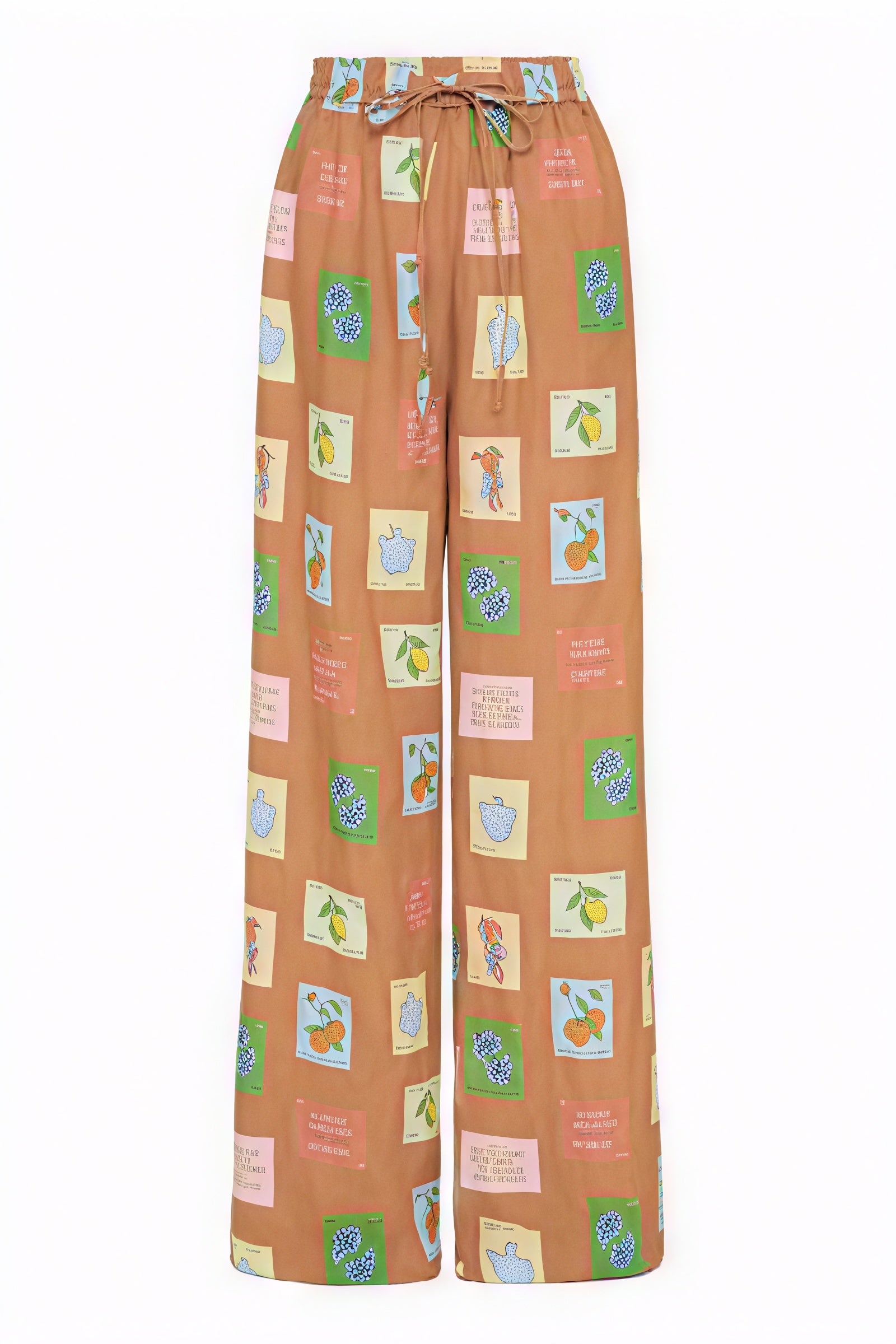 Ensemble Deux Pièces Bohème Imprimé - Pantalon Large, Chemise Manches Courtes-Sets-Marais Paris-Marais Paris