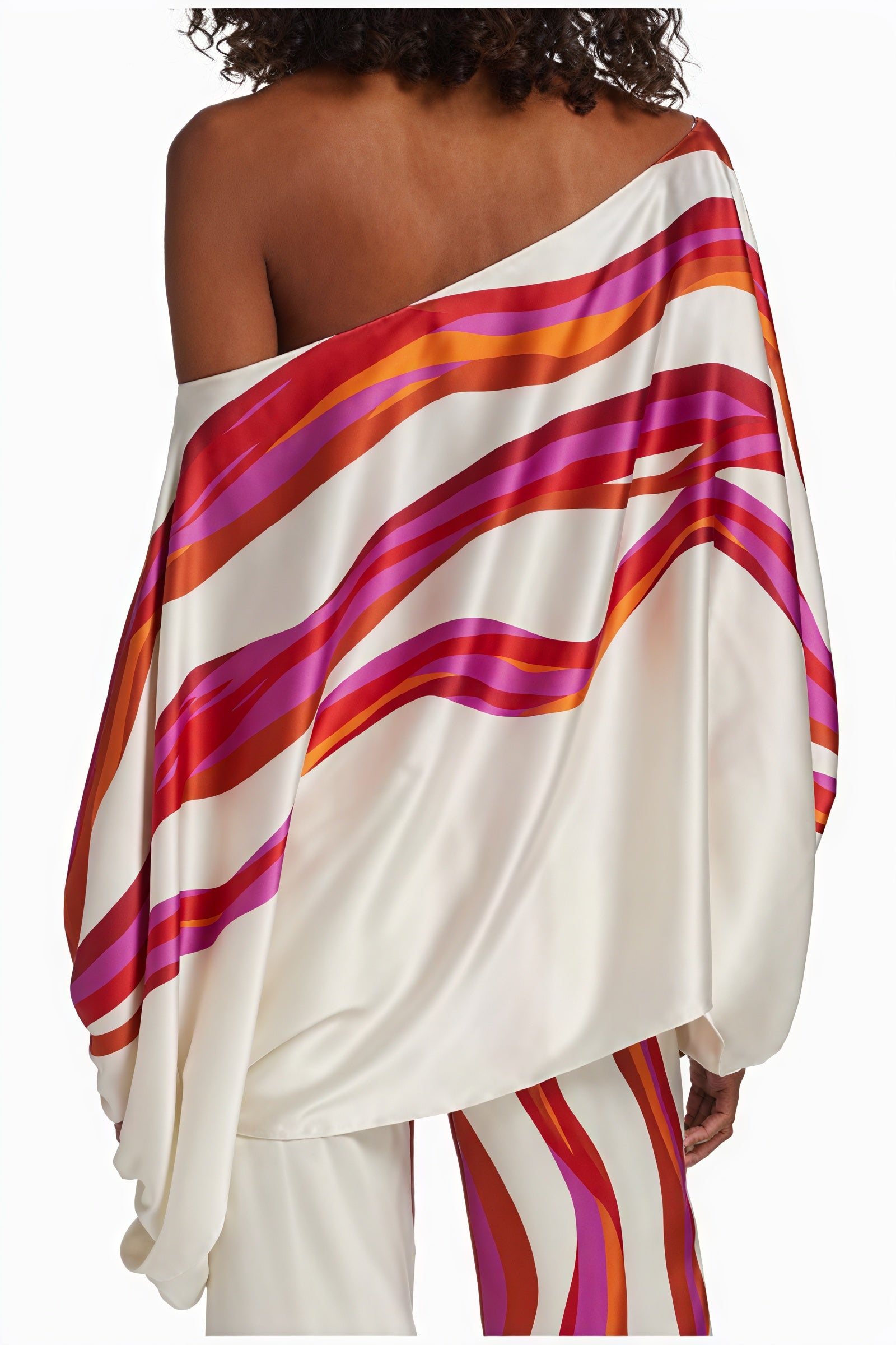 Haut Asymétrique à Rayures Volumineuses - Design Unique-Sets-Marais Paris-Marais Paris