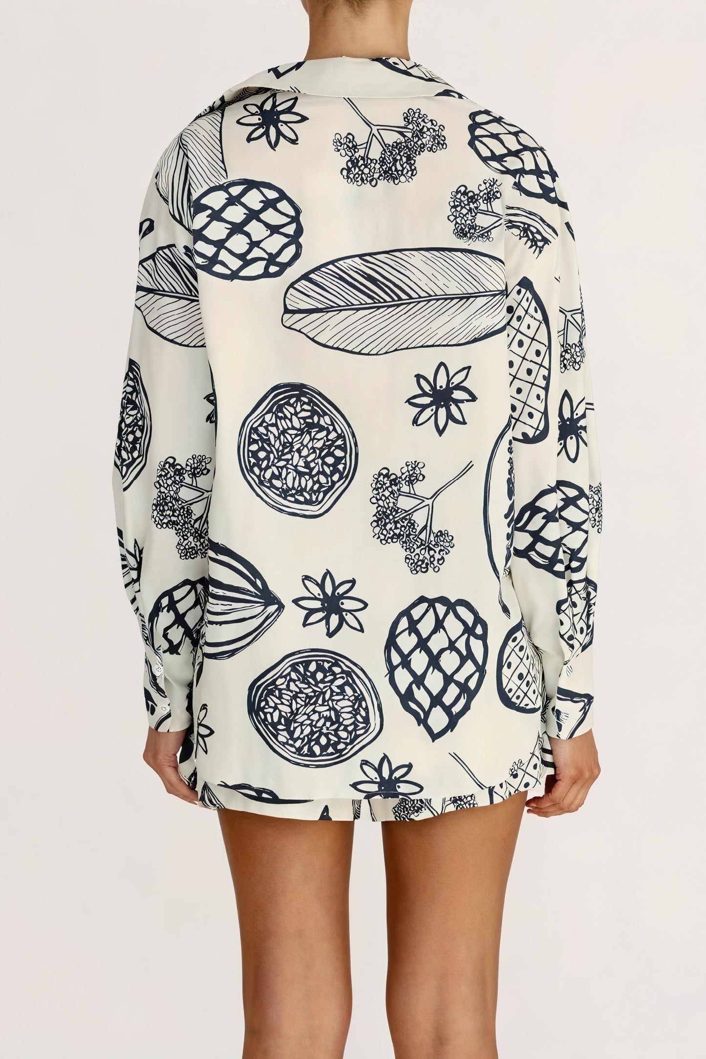 Ensemble de Nuit Femme - Haut Boutonné & Short Imprimé-Sets-Marais Paris-Marais Paris