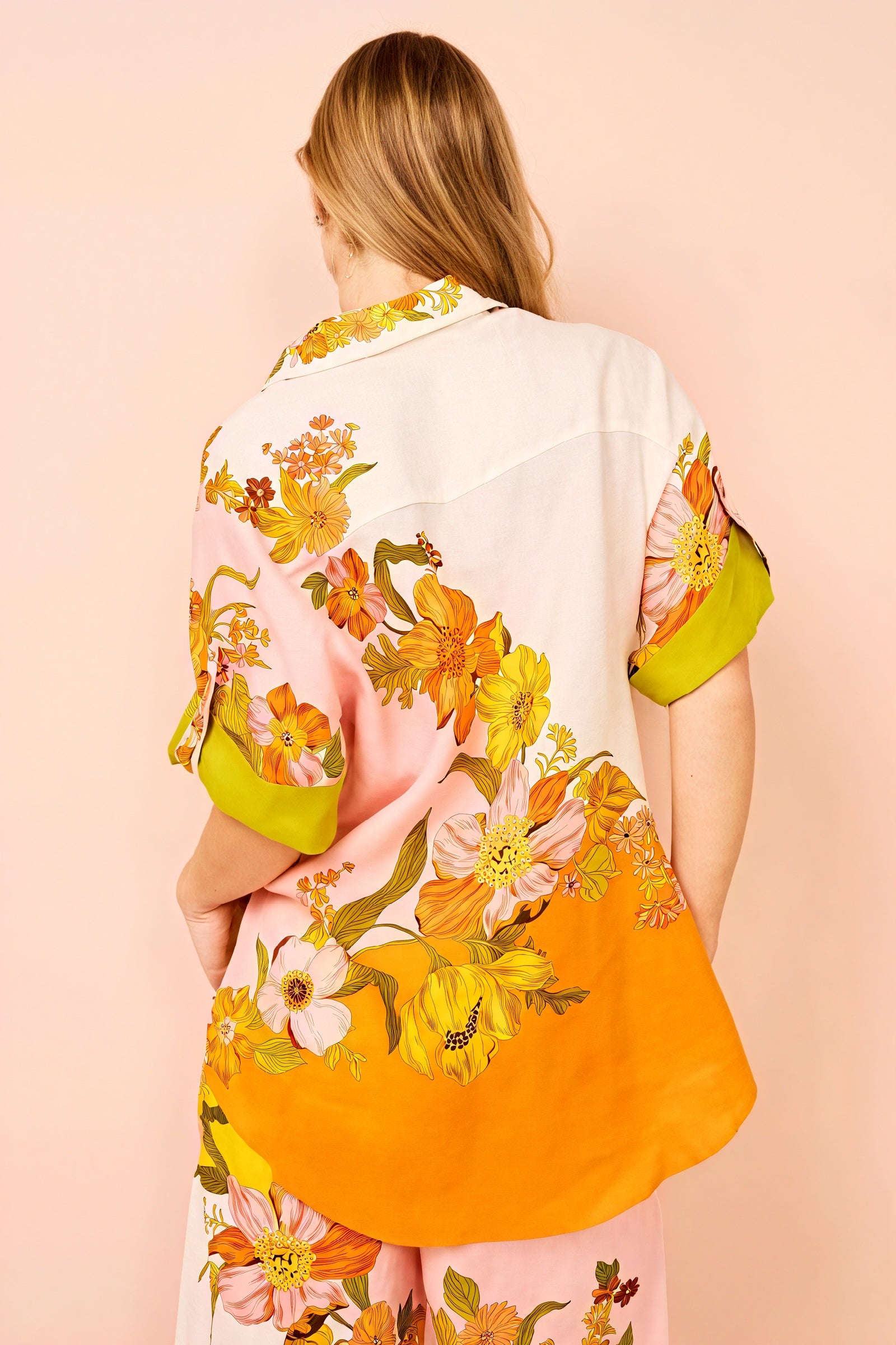 Ensemble Deux Pièces Femme – Imprimé Floral Bohème, Pantalon Large-Sets-Marais Paris-Marais Paris