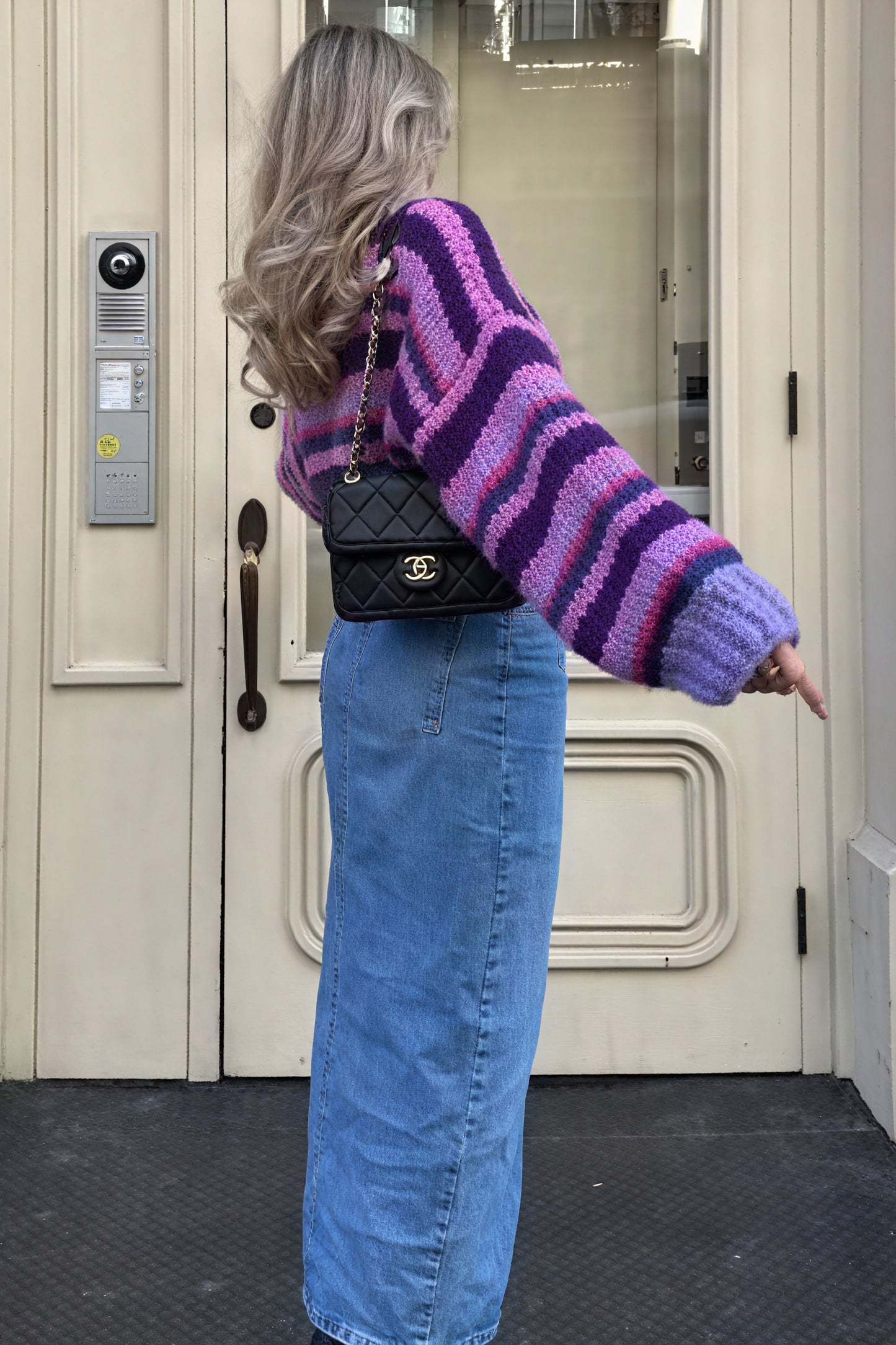 Pull Court Tricoté à Rayures - Coupe Moderne, Confortable-Sweaters-Marais Paris-Marais Paris