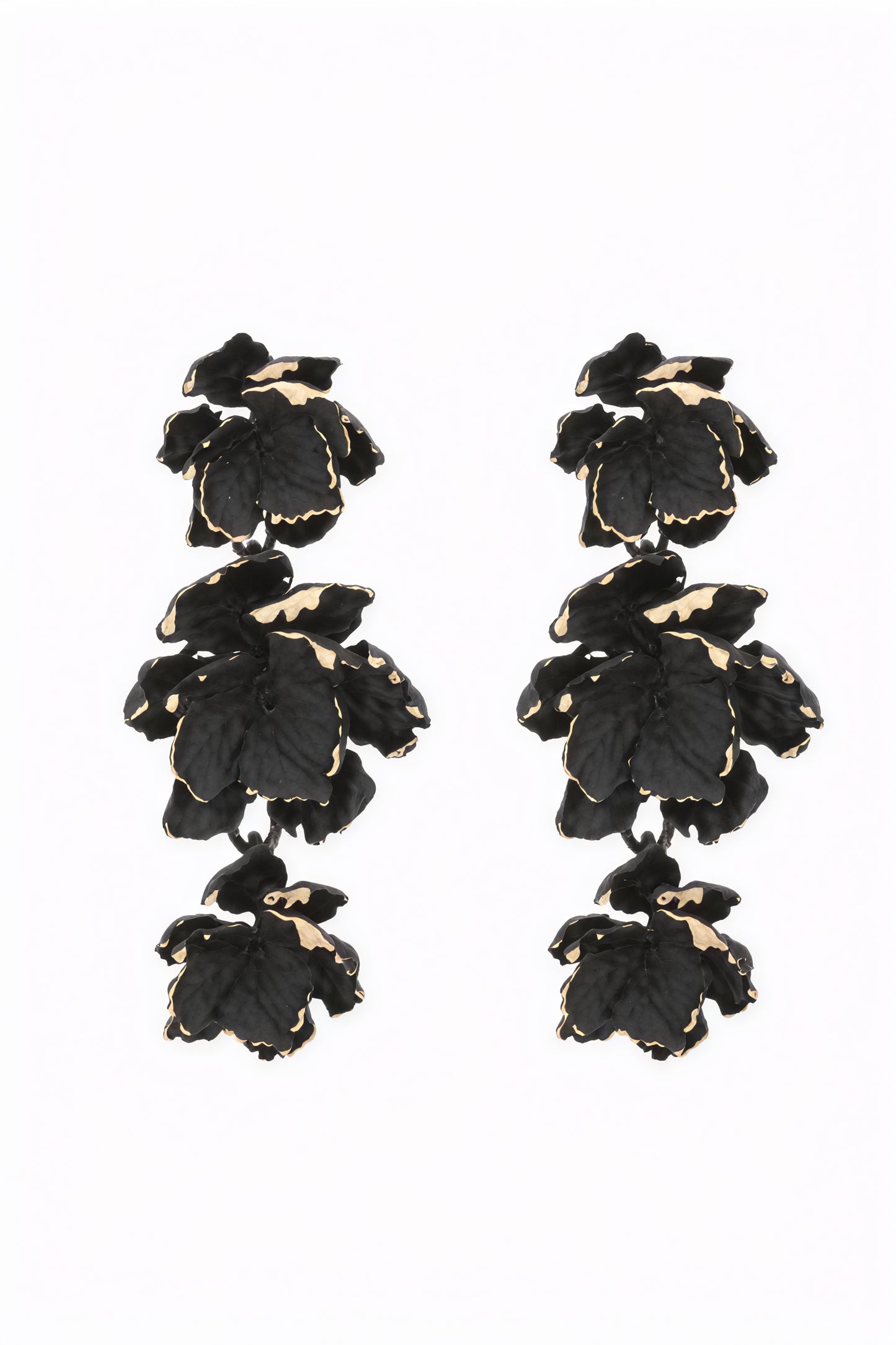 Boucles d'oreilles florales pendantes - Design artistique et élégant-Earrings-Marais Paris-Marais Paris