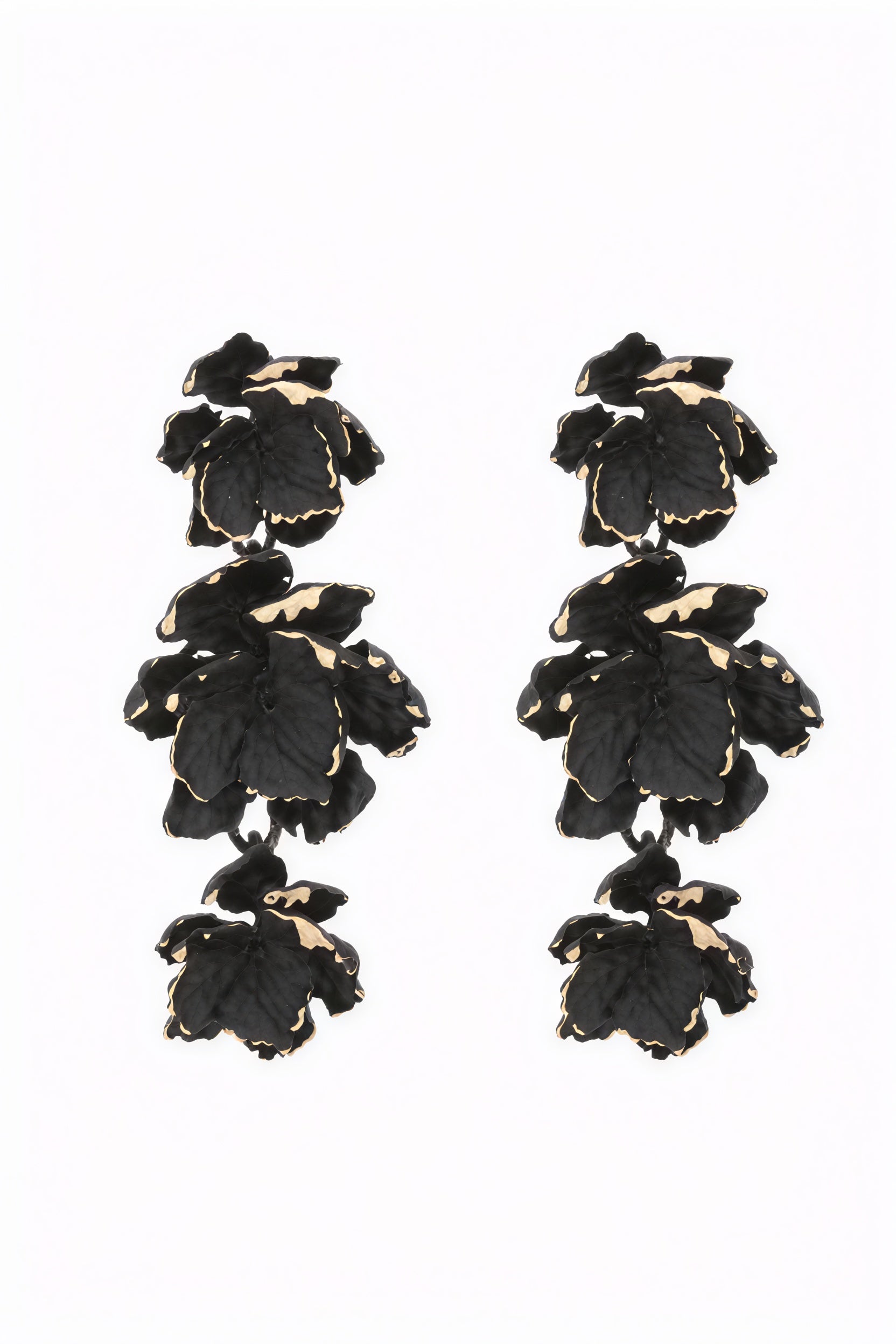 Boucles d'oreilles florales pendantes - Design artistique et élégant-Earrings-Marais Paris-Marais Paris
