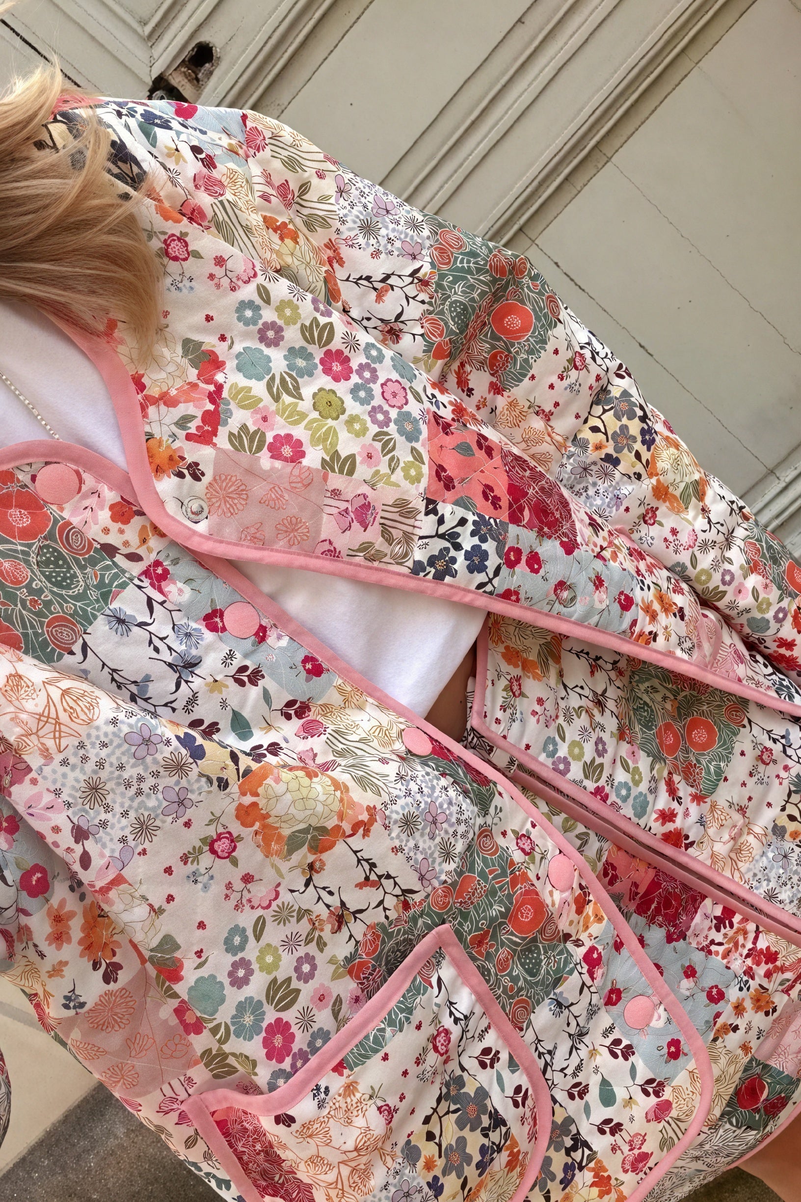 Veste Patchwork Femme - Bohème Chic, Motifs Floraux, Confortable-Sets-Marais Paris-Marais Paris