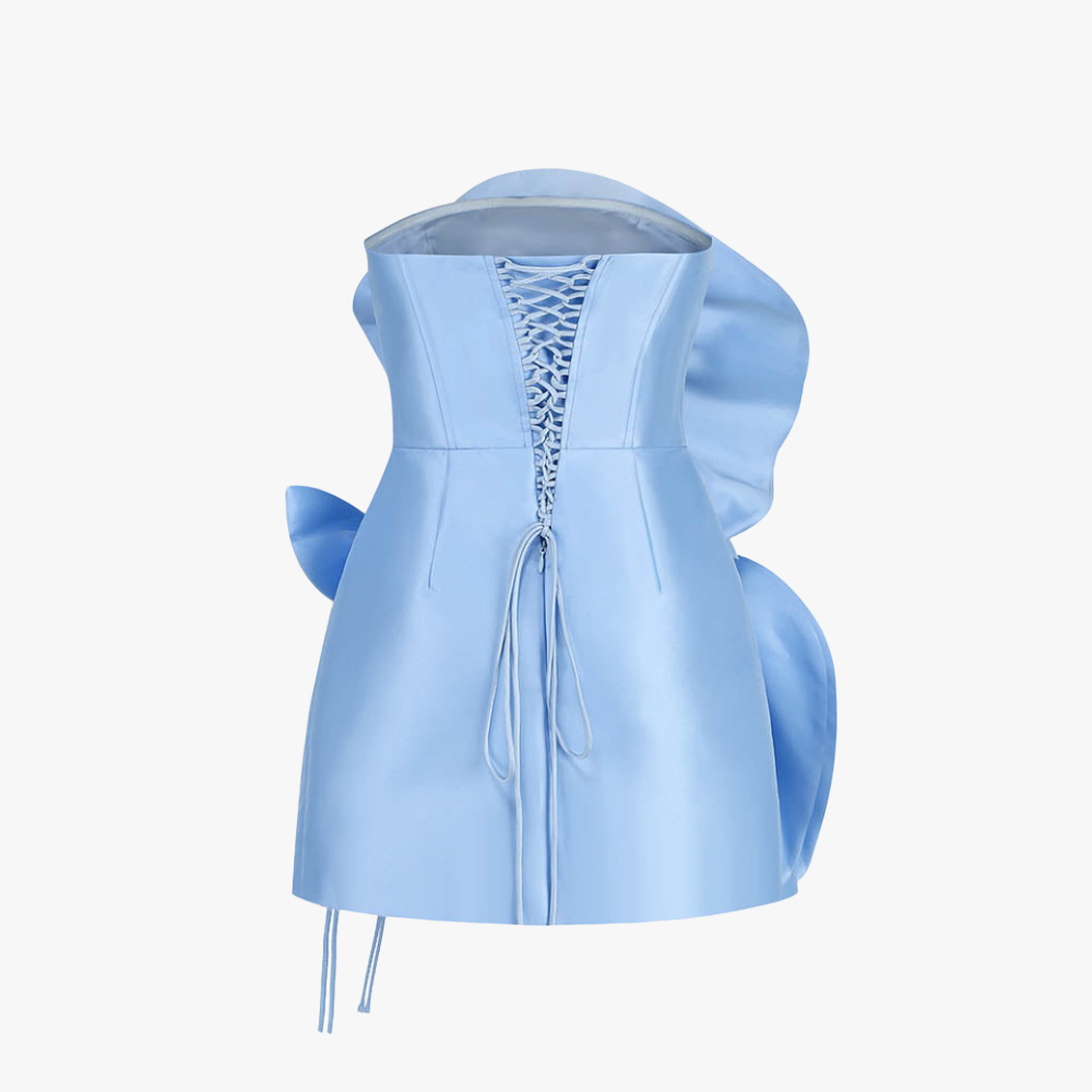 Robe Mini Sculpturale - Design Pétales & Nœuds-Dresses-Marais Paris-Marais Paris