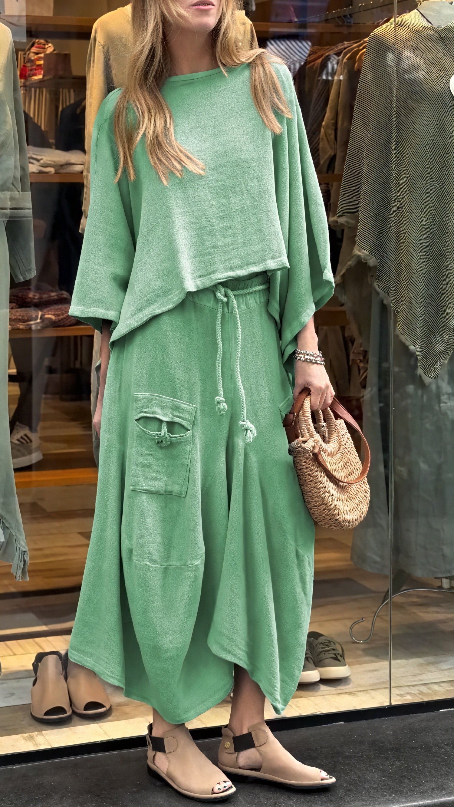 Ensemble Deux Pièces Femme – Coupe Décontractée, Taille Cordon, Poches-81991-8093b152-75a4-45ae-82b9-a61df4200235