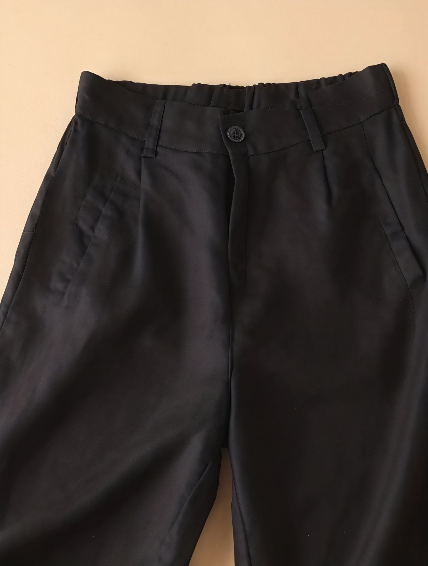 Culottes Tailleur Femme, Jambes Larges, Taille Haute, Poches Latérales-Marais Paris-Marais Paris