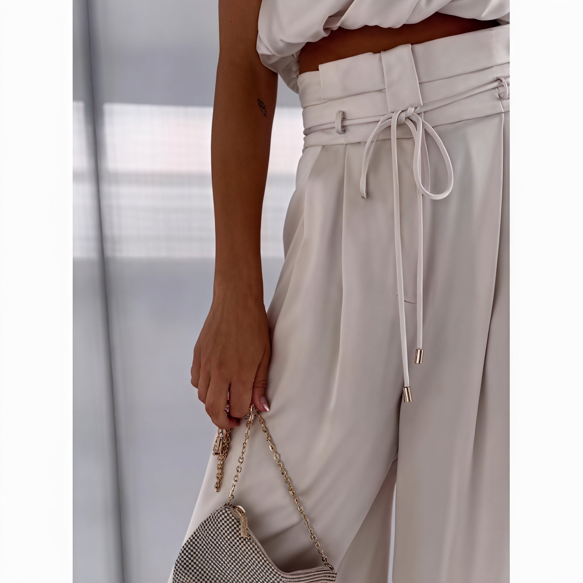 Ensemble Femme Haut Halter & Pantalon Large - Marais Paris-Outfit Sets-Marais Paris-Marais Paris