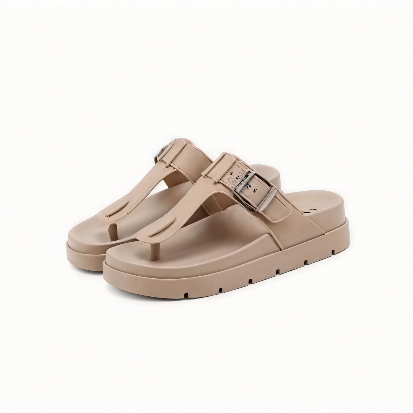 Sandales Design Minimaliste Bride Ajustable Confort Élégant-Marais Paris-Kaki-36-Marais Paris