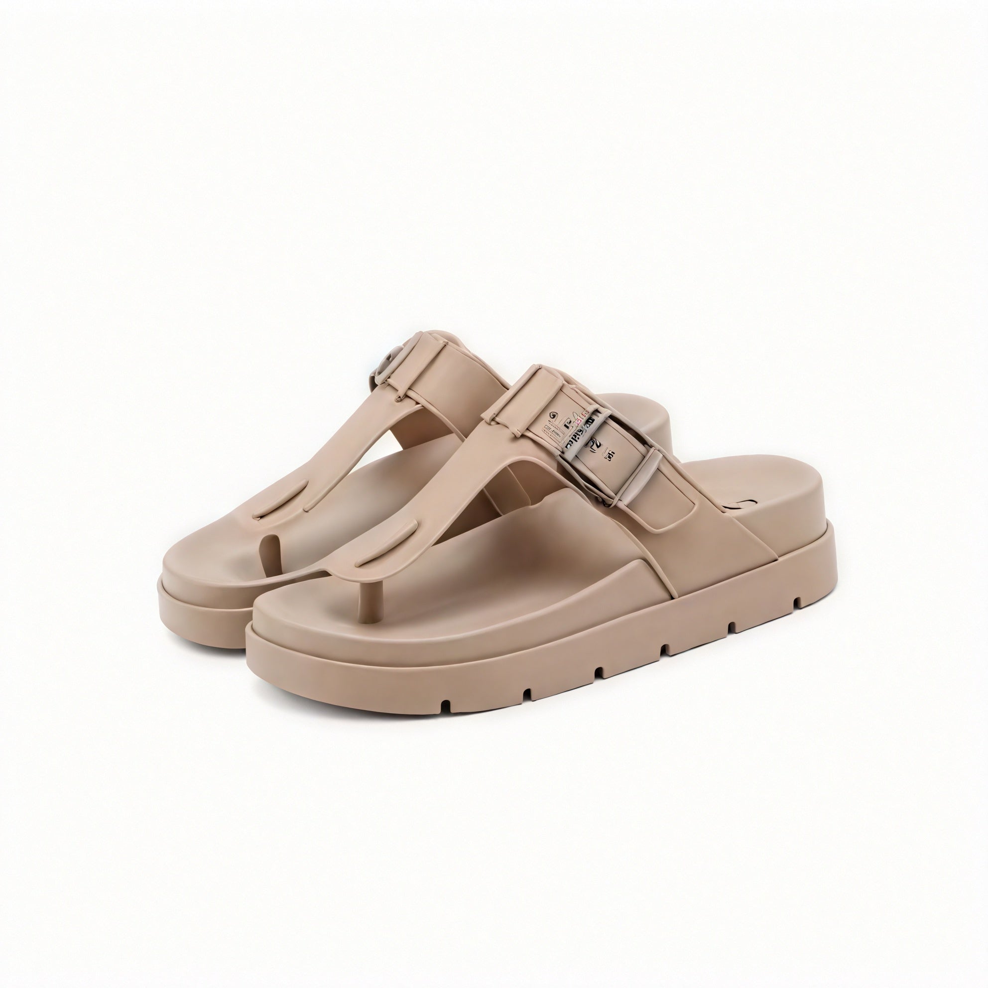 Sandales Design Minimaliste Bride Ajustable Confort Élégant-Marais Paris-Kaki-36-Marais Paris