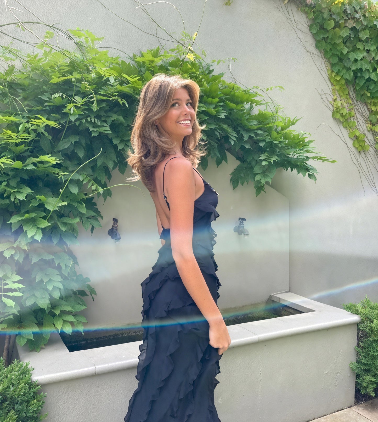 Marais Paris Robe Maxi Femme – Fluide, Bretelles Fines, Détails Volants-83279-741fc050-e74d-480a-83ad-57498af6239e