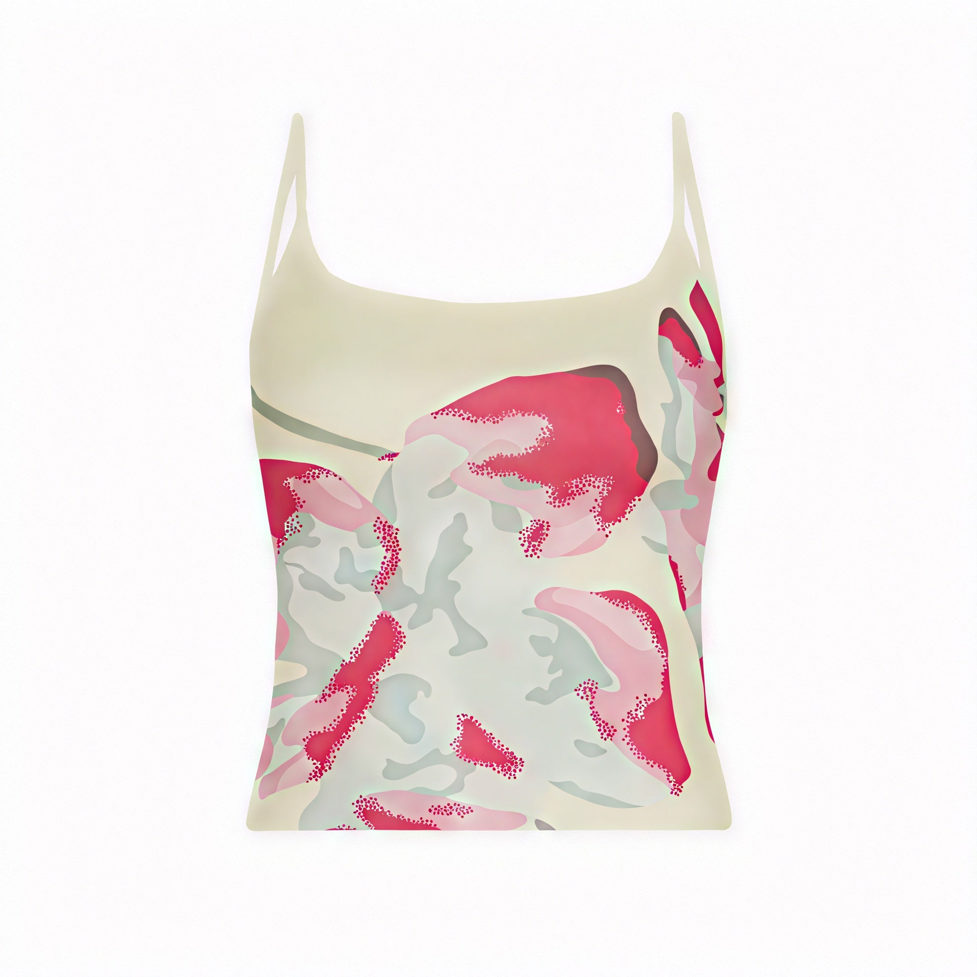 Robe Femme Imprimé Floral Bretelles Fines Jupe Froncée Asymétrique Fluide-83580-e654a0a1-c5f9-4f5e-9b87-de58b004de70