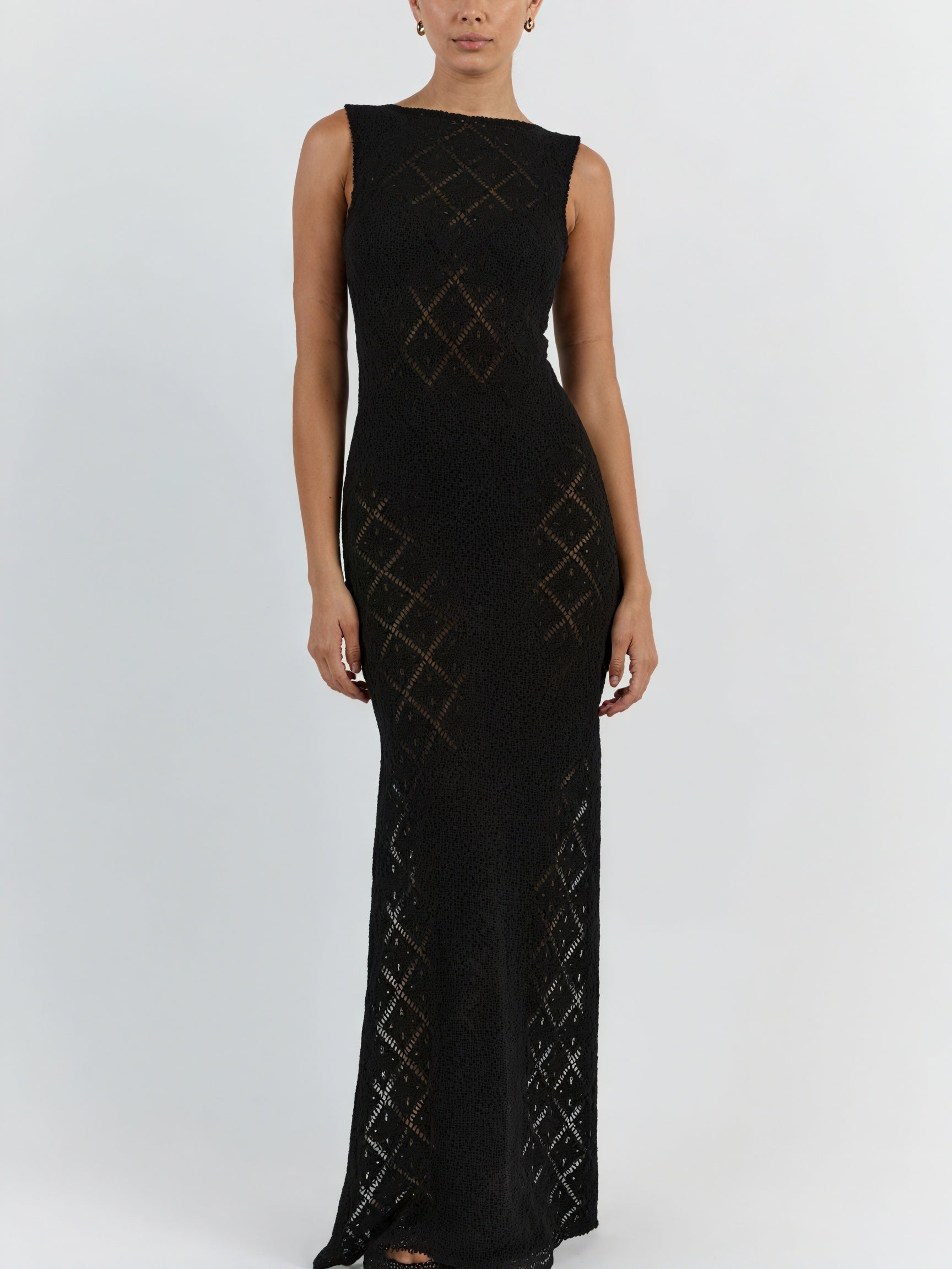 Robe Longue Femme Sans Manches Tricot Ouvert Maxi, Style Décontracté-83712-bc0766b8-941b-4d04-99ef-3a870b2138f8