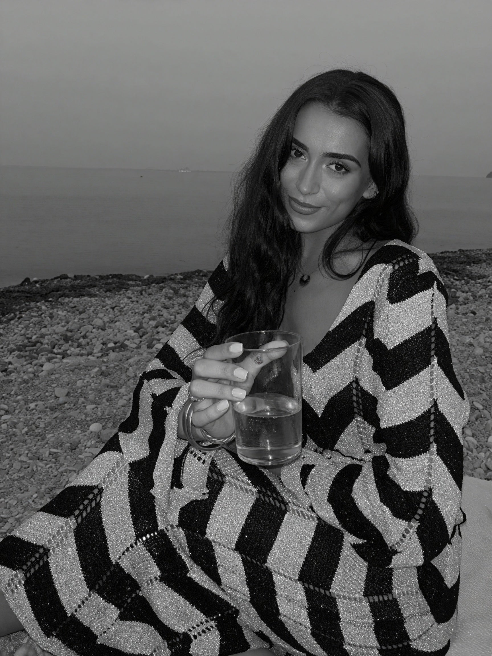 Femme Robe Maille Motif Chevron Manches Longues Moderne-83785-2b802701-fa9b-4316-b7f7-e104a6d6141f