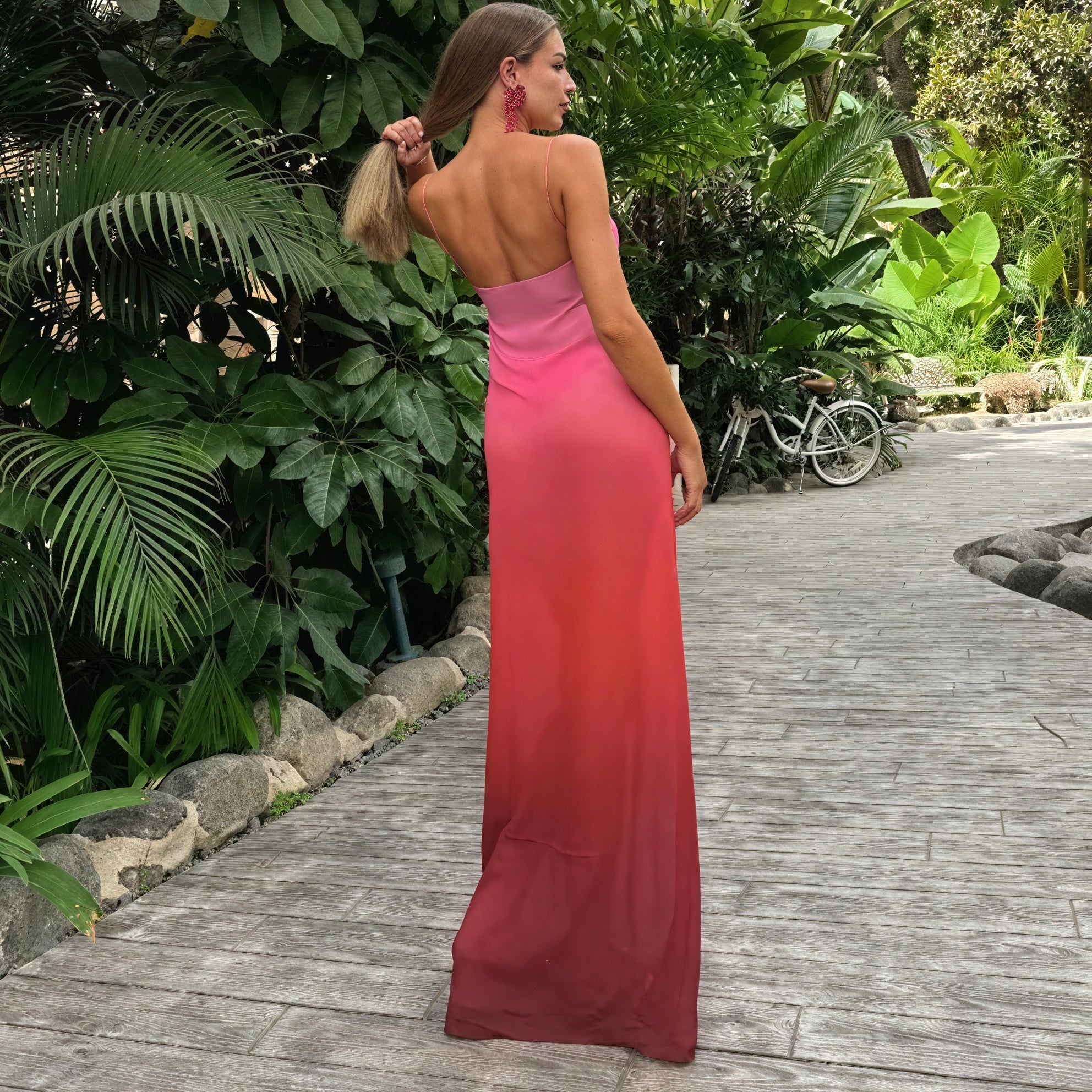 Robe Maxi Femme Sans Manches – Dégradé Ombré, Bretelles Fines-83812-2af0af6b-db03-4ef7-b241-0a1166007841