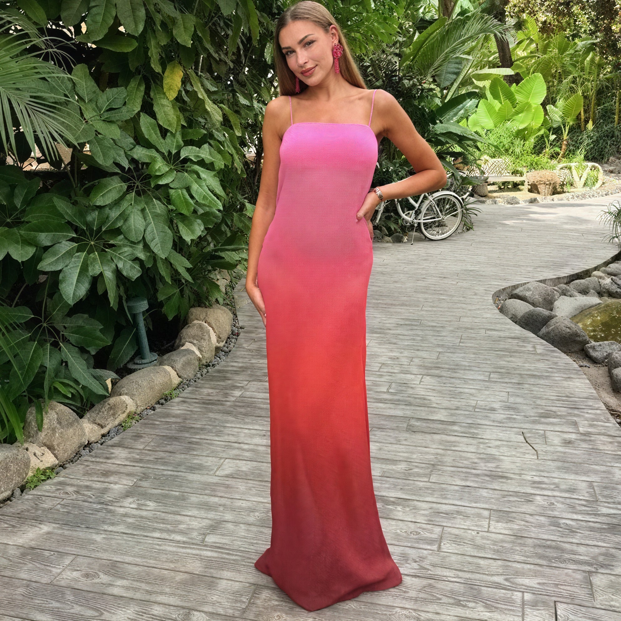 Robe Maxi Femme Sans Manches – Dégradé Ombré, Bretelles Fines-83812-49a4cbe6-c331-4e11-bcdd-77c761453d1a