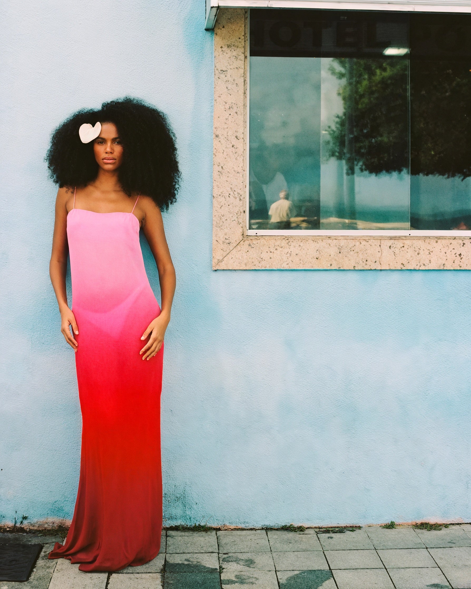 Robe Maxi Femme Sans Manches – Dégradé Ombré, Bretelles Fines-83812-9c324957-8069-4a48-bb7b-5182fc8448ba