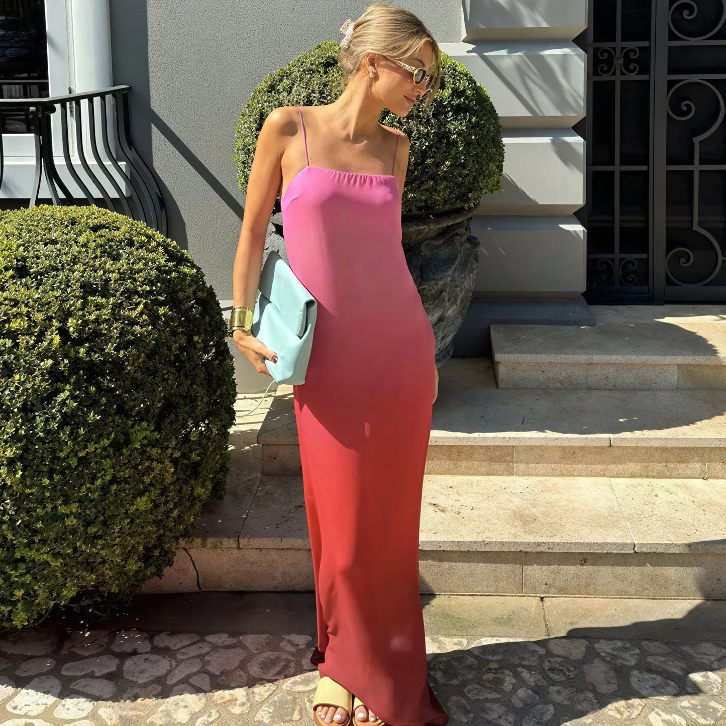 Robe Maxi Femme Sans Manches – Dégradé Ombré, Bretelles Fines-83812-347688bc-c49d-4c35-9ed2-907afd8e3796