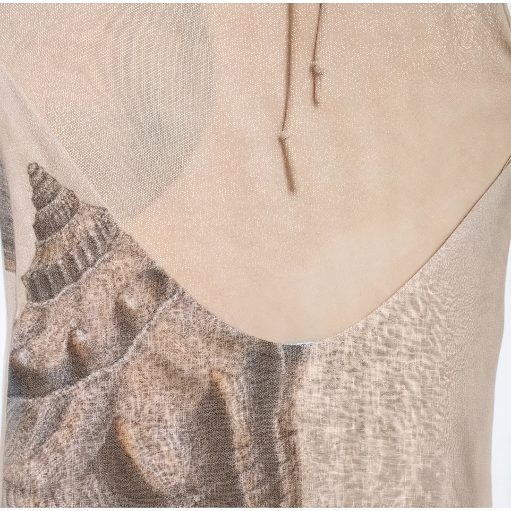 Robe Longue Femme – Col Halter, Imprimé Unique, Tissu Texturé Léger-83816-da2120d7-304b-4797-b6a5-333b8a9d998f