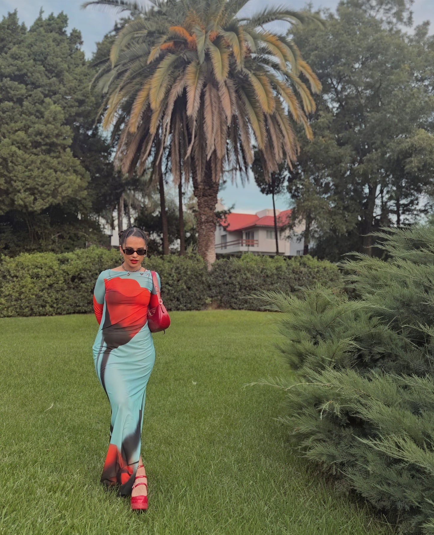 Robe Longue Femme – Imprimé Floral Coloré, Manches Fluides-83850-94a204c7-6c78-4ffe-b97c-a8c4d5c43043