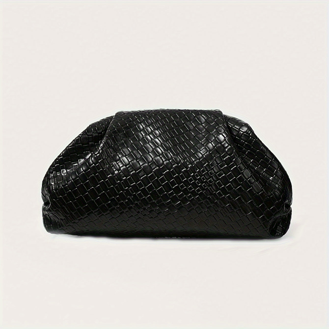 Pochette Tissée Nuage Élégante-Marais Paris-Noir-Marais Paris