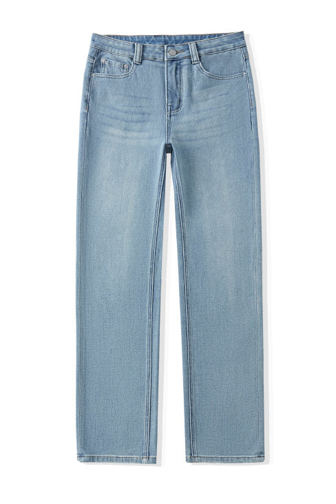 Haut Maille Côtelée & Jean Taille Haute - Ensemble Décontracté-Pants-Marais Paris-Marais Paris